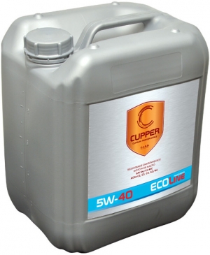 Масло моторное Cupper EcoLine 5W40 (синтетическое VHVI) 10л