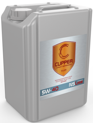 Масло моторное Cupper NSLine 5W40 (синтетическое VHVI + 35% ESTER) 20 л