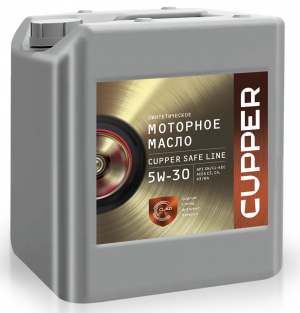 Масло моторное Cupper SAFELine 5W30 (синтетическое VHVI + 15% ESTER) 10л